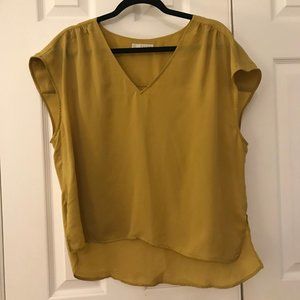 Bright Yellow/Mustard Hinge Blouse - XL